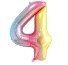 Fóliový balónek číslice 4