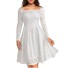 Formalna sukienka koronkowa biały