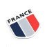 Franciaország zászló - autó matrica 1
