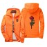 Frühlings-/Herbst-Blumenjacke für Herren A1835 orange