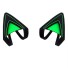 Fülek Razer Kraken Pro V2 fejhallgatóhoz zöld