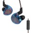 Fülhallgató 3,5 mm-es jack K2004 kék