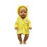Fürdőköpeny egy babának sárga