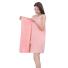 Fürdőköpeny törölköző szaunához Törülköző ruha Női törölközőtunika Női fürdőlepedő Női törölköző 80 x 135 cm rózsaszín
