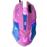 Gaming-Maus mit Hintergrundbeleuchtung, 2400 DPI rosa