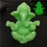 Ganesha szobrocska 4,5 cm világos zöld