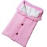 Geacă tricotată din lână cu nasturi roz