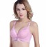 Gepolsterter Damen-BH mit Spitze rosa