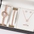 Geschenkset mit Damenschmuck und Uhren rose gold