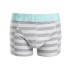 Gestreifte Herren-Boxershorts A2431 grau