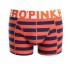 Gestreifte Herren-Boxershorts A2431 orange