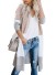 Gestreifter Damen-Cardigan G245 beige