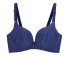 Gestreifter Push-up-BH J2713 blau