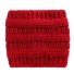 Gestricktes Winter-Stirnband für Damen rot