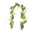 Ghirlanda artificială cu flori de wisteria verde deschis