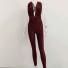 Glitzer-Jumpsuit für Damen rot