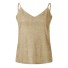 Glitzer-Tanktop für Damen golden