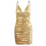 Glitzerndes Minikleid golden