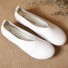 Grace J2374 női bőr balerina cipő fehér