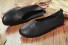 Grace J2374 női bőr balerina cipő fekete
