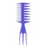 Grzebień fryzjerski Grzebień do układania włosów Grzebień z szerokimi zębami Grzebień dwustronny fioletowy
