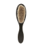Grzebień z włosia końskiego do włosów i brody Szczotka z ergonomicznym uchwytem Grzebień żaroodporny z naturalnym włosiem 15,5 x 4 cm czarny