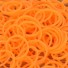 Gumičky na pletení 300 ks světle oranžová