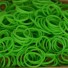 Gumičky na pletení 300 ks zelená