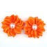 Gumičky pre psov s kvetinou 2 ks oranžová