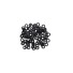 Gumigyűrűk kézidarabokhoz 100 db fekete