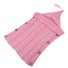 Gyermek babakocsi bundazsák gombokkal rózsaszín