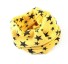 Gyermek divatos sál (körsál) csillagokkal J3036 sárga