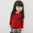 Gyermek hosszú ujjú póló T2534 piros