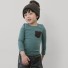 Gyermek hosszú ujjú póló T2534 sötétzöld