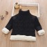 Gyermek kötött pulóver L593 fekete