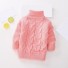 Gyermek kötött pulóver L593 rózsaszín