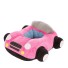 Gyermek székhuzat - autó rózsaszín