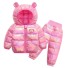 Gyermek téli dzseki és nadrág L2198 rózsaszín