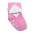 Gyermek zokni mancsokkal rózsaszín