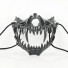 Halloween-Maske C1192 schwarz