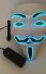 Halloween-Maske C1193 hellblau