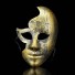 Halloween-Maske H1110 golden