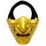 Halloweenská maska C1170 zlatá