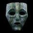 Halloweenská maska H1064 zelená