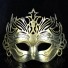 Halloweenská maska H1113 zlatá