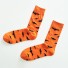 Halloweenske ponožky oranžová