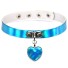 Halsband-Halskette J2541 blau