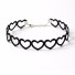 Halsband mit Herzmuster J679 2