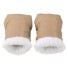 Handschuhe für Kinderwagengriffe beige