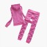 Hanorac și pantaloni de trening pentru femei B991 roz închis